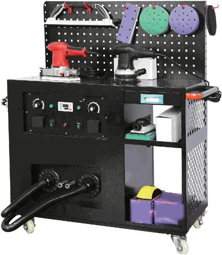 Banco de lijado sin polvo 2 000 W