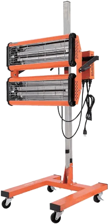 2-cassette short-wave infrared curing lamp