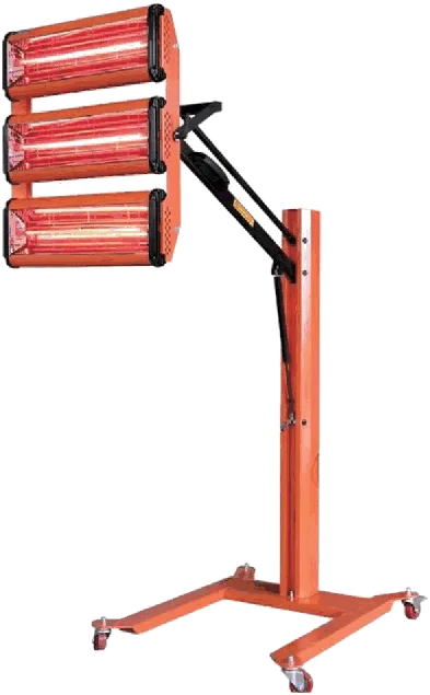 3-cassette short-wave infrared curing lamp
