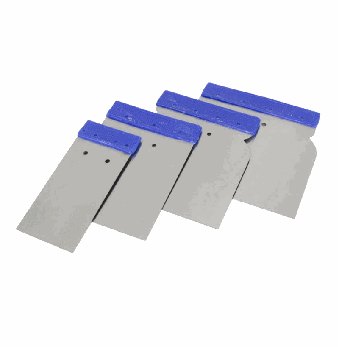 Set of 4 stainless steel filler knives
