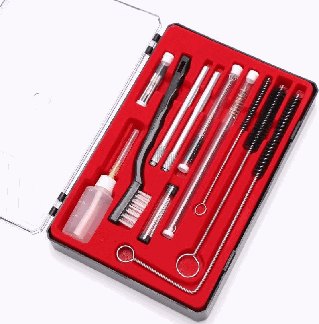 Reinigungsset für Lackierpistolen, 23-teilig