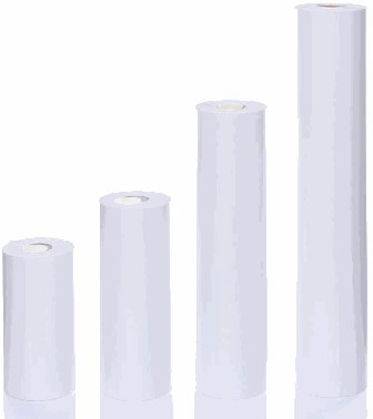 Weißes Abdeckpapier