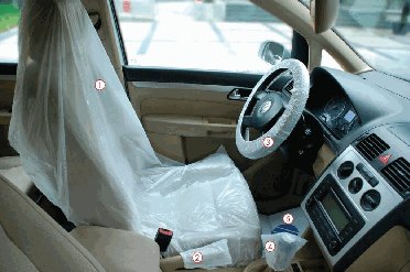 5-in-1 disposable interior protection kit