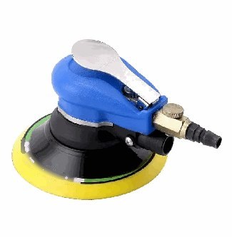 Pneumatic random orbital sander with extraction