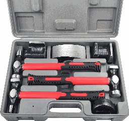 Ausbeulhammer- und Handfaust-Set, 7-teilig