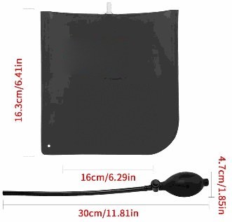 Inflatable air wedge